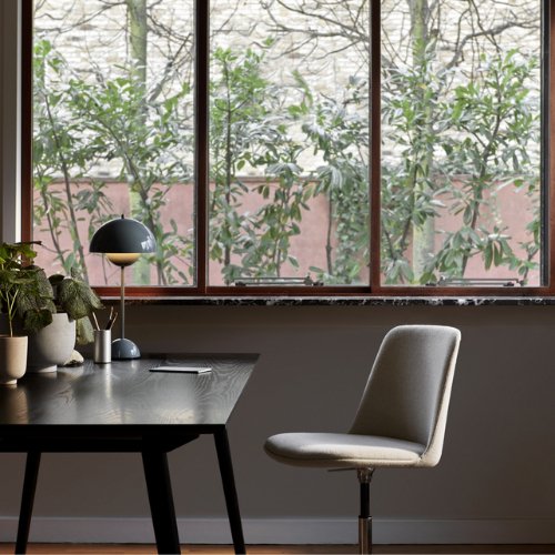 Дизайнерска маса с лампа в стил Амстердам